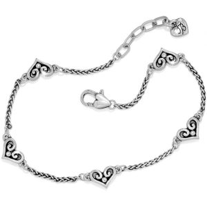 Anklets |  Alcazar Heart Anklet Anklets Anklets