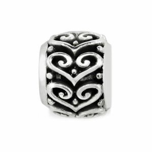 Beads & Spacers |  Alcazar Heart Bead Beads & Spacers Beads & Spacers