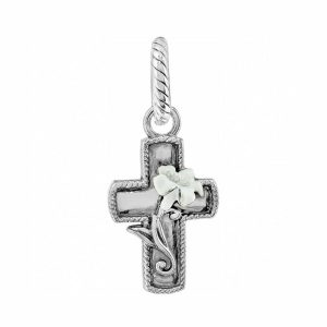 Charms |  Easter Lily Cross Charm Charms Charms