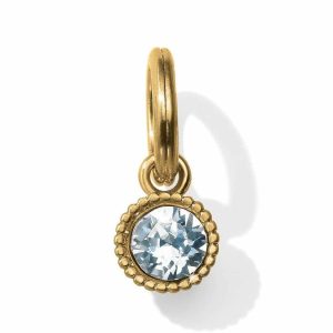 Charms |  Glitz Birthstone Amulet Charms April-Crystal