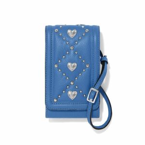 Crossbodies |  Brave Heart Phone Organizer Crossbodies Bay Blue