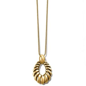 Necklaces |  Athena Scalloped Convertible Necklace Jewelry Gold