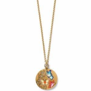 Necklaces |  Garden’s Splendour Butterfly Necklace Jewelry Gold-Multi