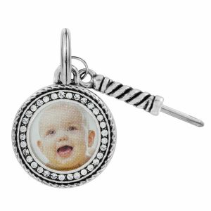 Photo Lockets |  Memento Circle Photo Charm Jewelry Photo Lockets