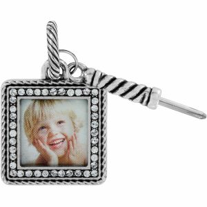 Photo Lockets |  Memento Square Photo Charm Jewelry Photo Lockets