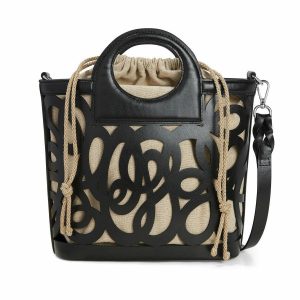 Totes |  Skribbel Large Tote Handbags Black