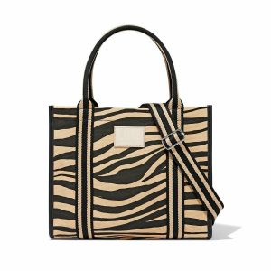 Totes |  Zebra Love Canvas Carry All Handbags Multi