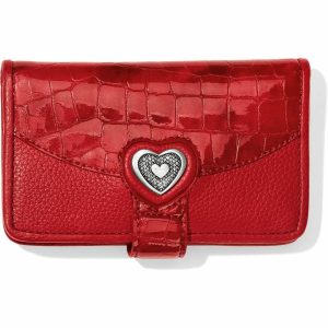 Wallets & Card Cases |  Bellissimo Heart Card Case Handbags Lipstick Patent Croco