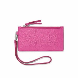 Wallets & Card Cases |  Deeply In Love Card Pouch Handbags Bubblegum