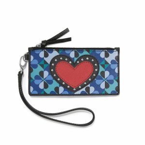 Wallets & Card Cases |  Fashionista Moody Blue Card Pouch Handbags Multi