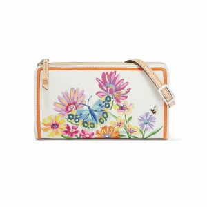 Wallets & Card Cases |  French Garden Embroidered Pouch Handbags Multi