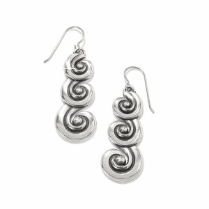 Earrings |  Contempo Moda Swirl French Wire Earrings Earrings Earrings