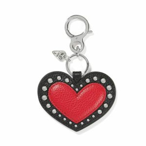 Key Fobs |  Fashionista Moody Blue Heart Handbag Fob Accessories Key Fobs